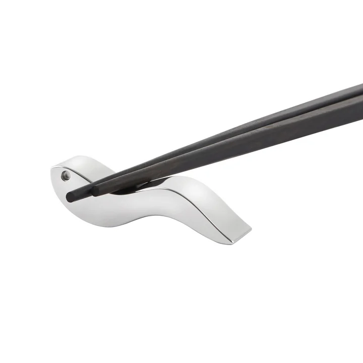 Alessi - Anna Stick eetstokjes, zwart / roestvrij staal