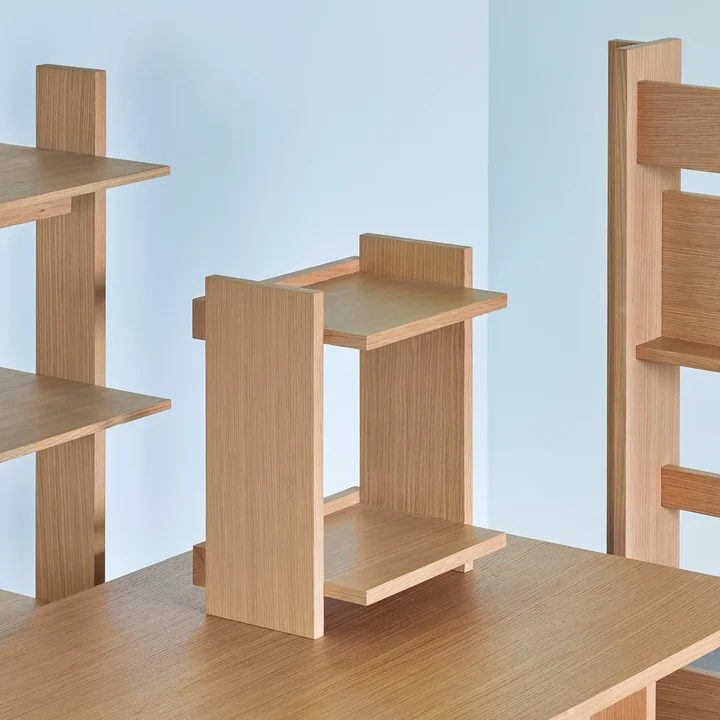 Hübsch Interior - Forma wandplank, 34 x 44 cm, eiken naturel