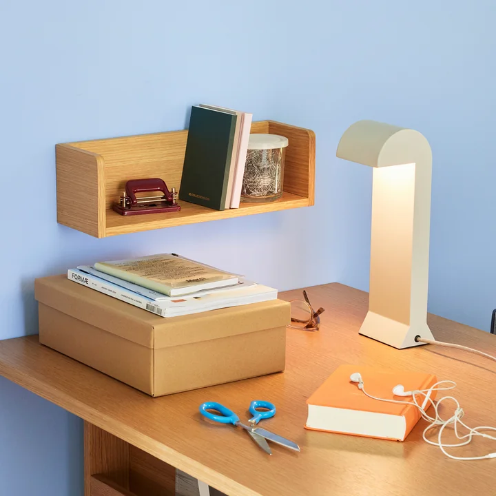 Hübsch Interior - Wandplank Savor, L 40 cm, eiken natuur