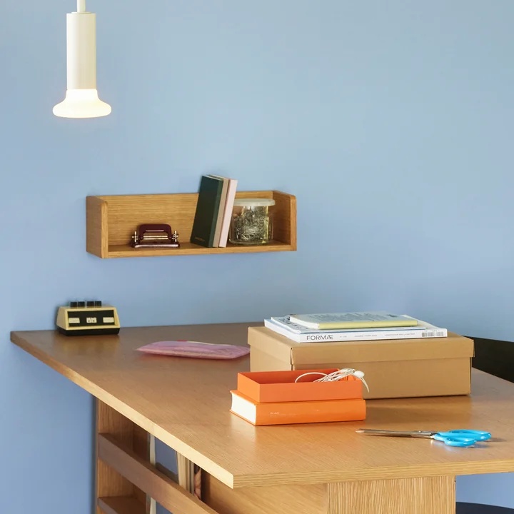 Hübsch Interior - Wandplank Savor, L 40 cm, eiken natuur