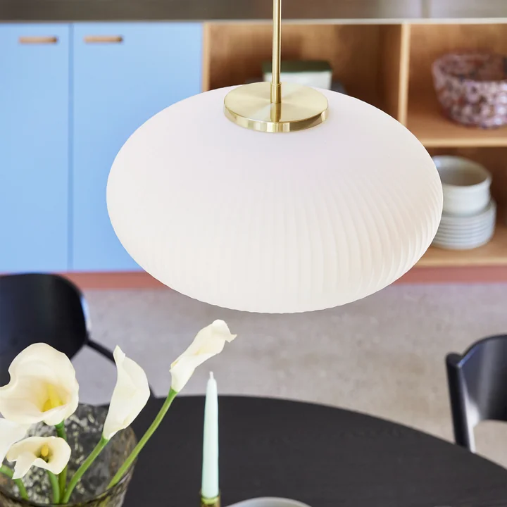 Hübsch Interior - Serene hanglamp Ø 40 cm, wit