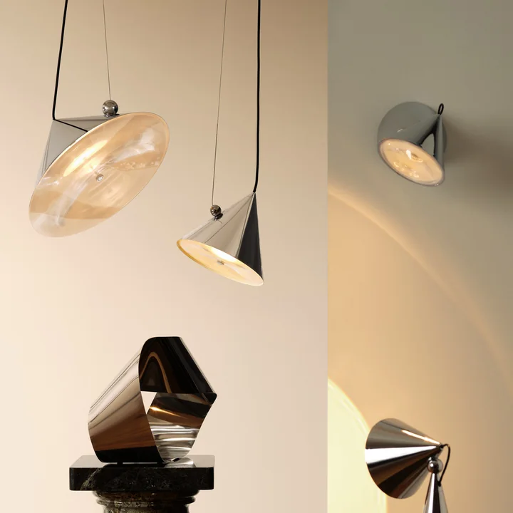 Tom Dixon - Pose LED hanglamp, Ø 25 cm, zilver