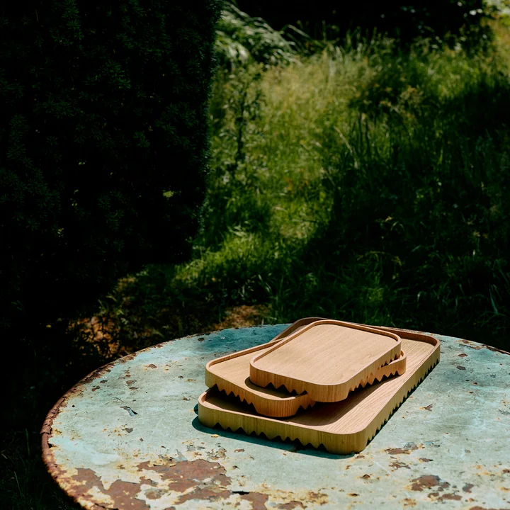 HKliving - Dienblad, essen natuur