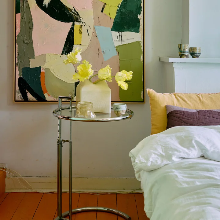 HKliving - Kaarshouder, Ø 12,5 x 9 cm, cream