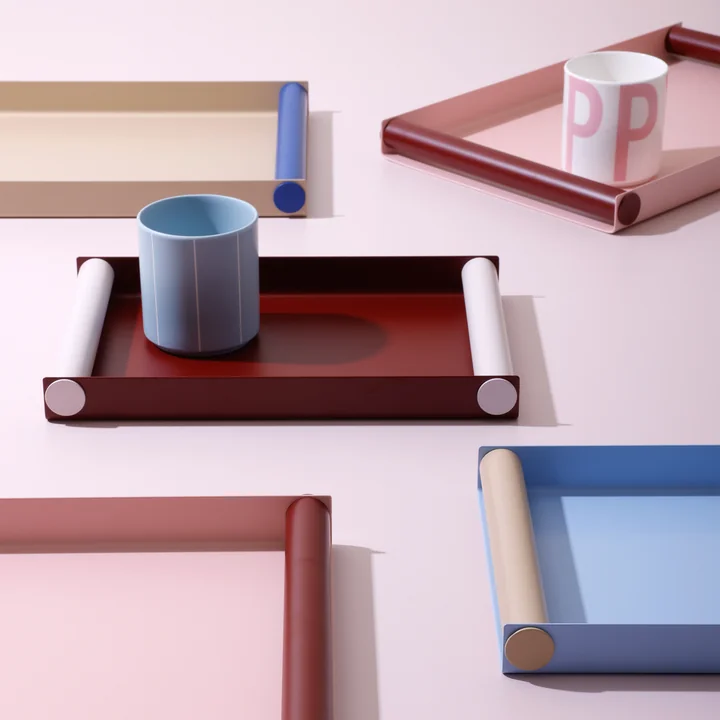 Design Letters - Ray Dienblad, Medium, bordeaux / pastelbeige