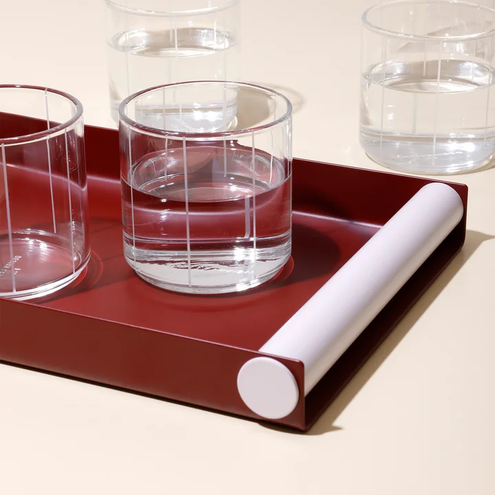 Design Letters - Ray Dienblad, Medium, bordeaux / pastelbeige