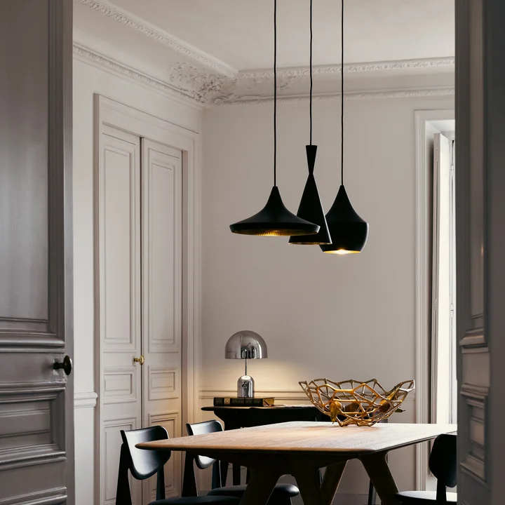 Tom Dixon - Beat Light Fat LED hanglamp, messing