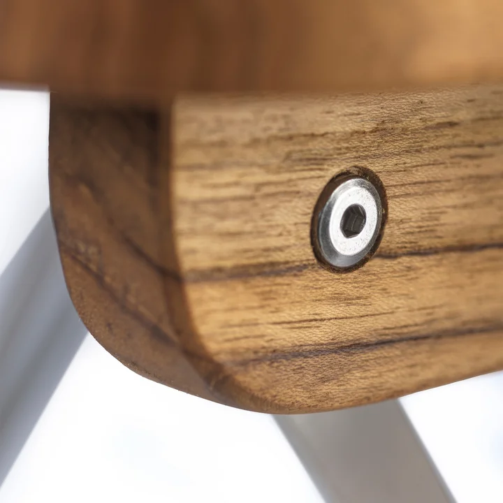 FDB Møbler - Lilleø M26 Klaptafel, 58 x 63,5 cm, naturel geolied teakhout