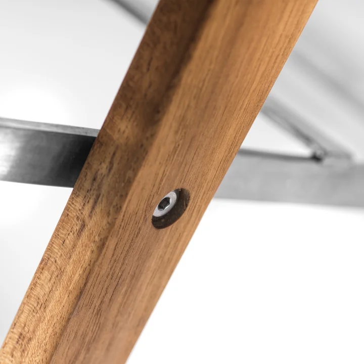 FDB Møbler - Lilleø M24 Tuinbank, naturel geolied teakhout