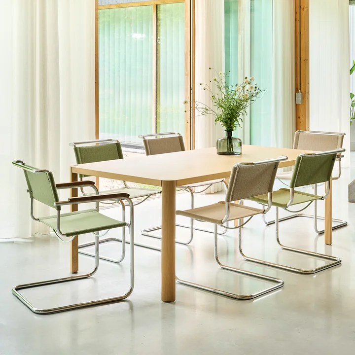 Thonet - S 33 V Stoelen en S 34 V Fauteuils