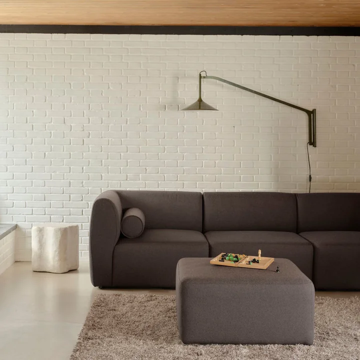 FDB Møbler - Hasle U17 Wandlamp, olijfgroen (RAL1013)