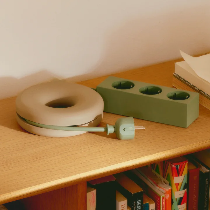 Pedestal - Cable Bagel, Ø 14 cm, haver