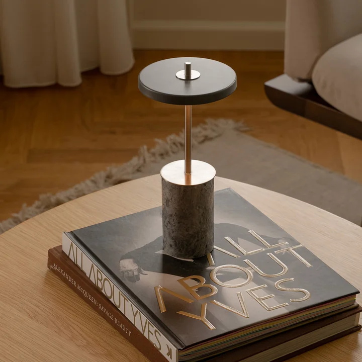 Umage - Asteria Move Mini, LED tafellamp, staal / grijs