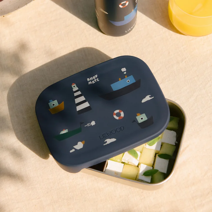 LIEWOOD - Arthur lunchbox met deksel, zeilend / classic navy