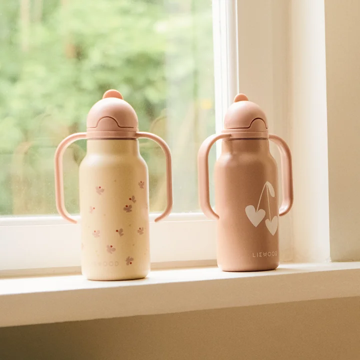 LIEWOOD - Kimmie bedrukte fles, 250 ml, mini Butterfly / apple blossom