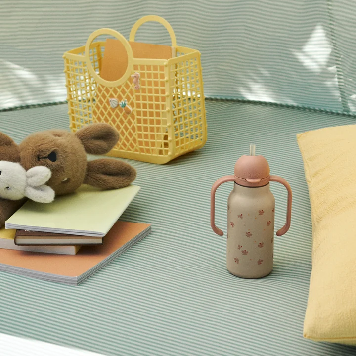 LIEWOOD - Kimmie bedrukte fles, 250 ml, mini Butterfly / apple blossom