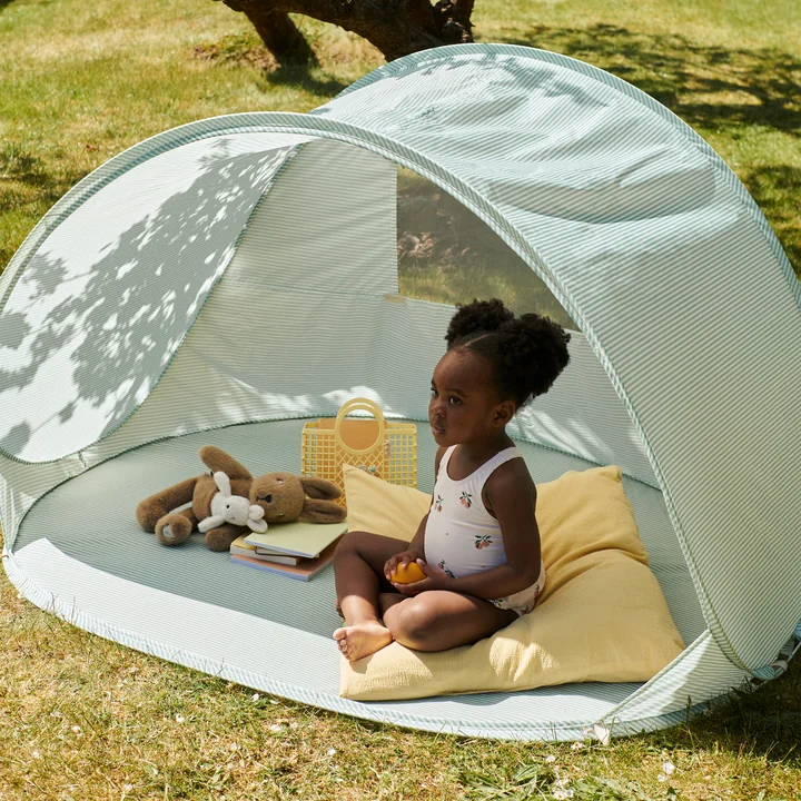 LIEWOOD - Cassie pop-up tent, 150 x 110 x 90 cm, pepermunt / creme de la creme