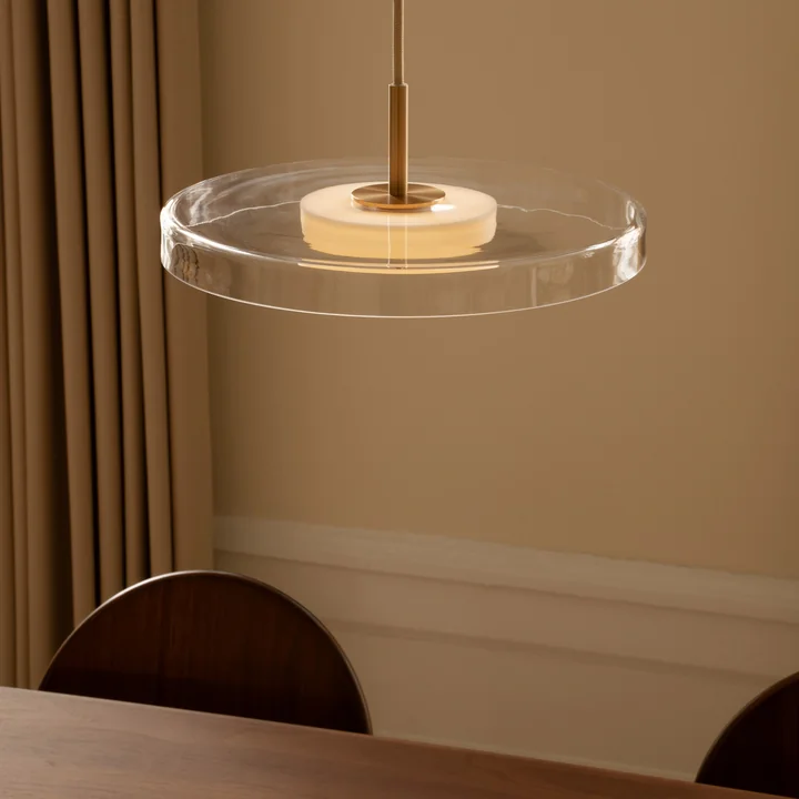 Umage - Asteria Mini LED hanglamp, messing / glas