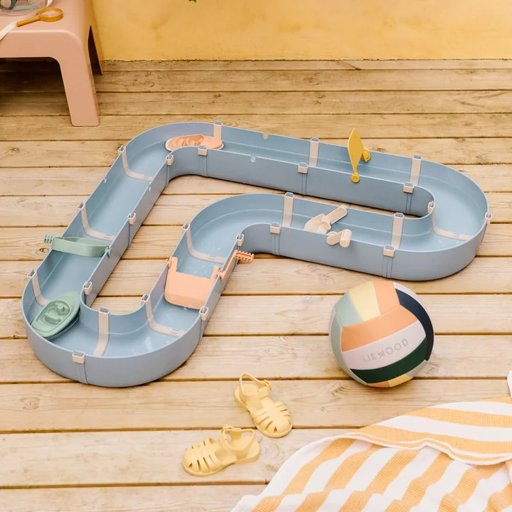 LIEWOOD - Cassian Wasserstrasse, beach blue / multi mix