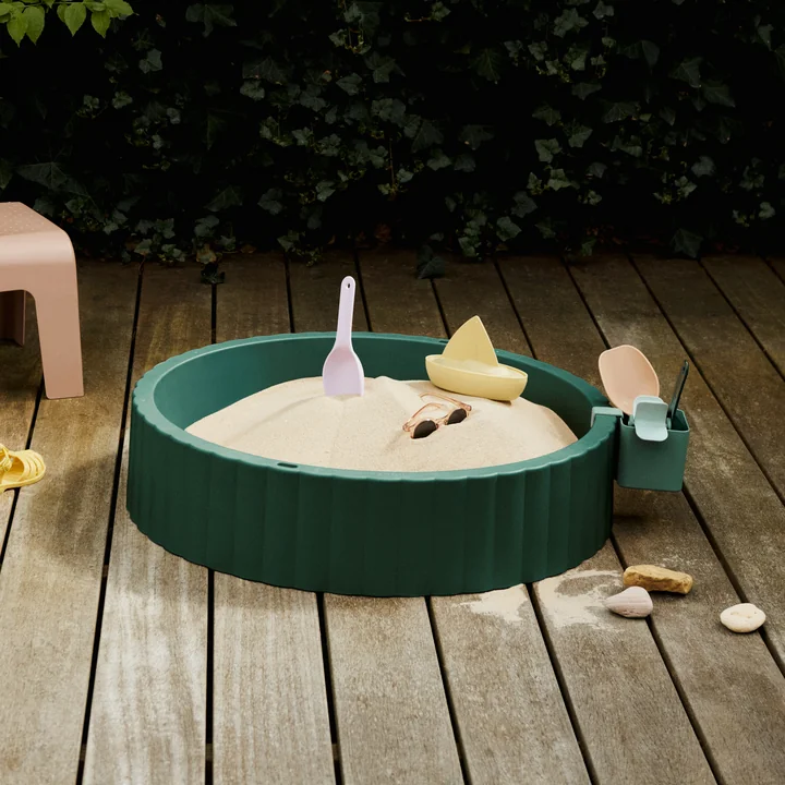 LIEWOOD - Saul Zandbak, Ø 80 cm, green garden / sandy