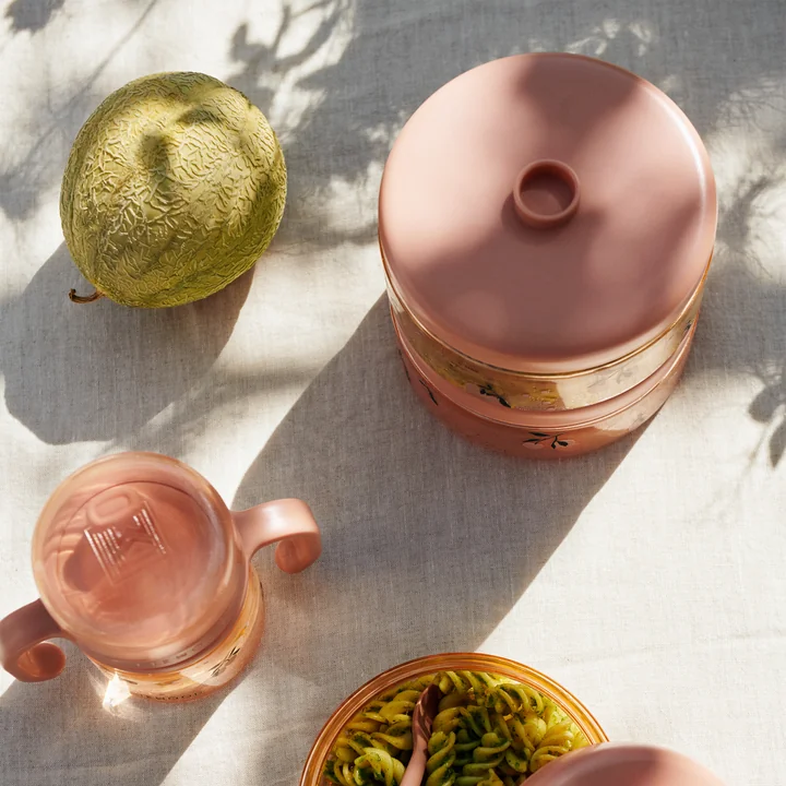 LIEWOOD - Dominique Snack Box 500 ml, Perzik, sea shell (set van 2)