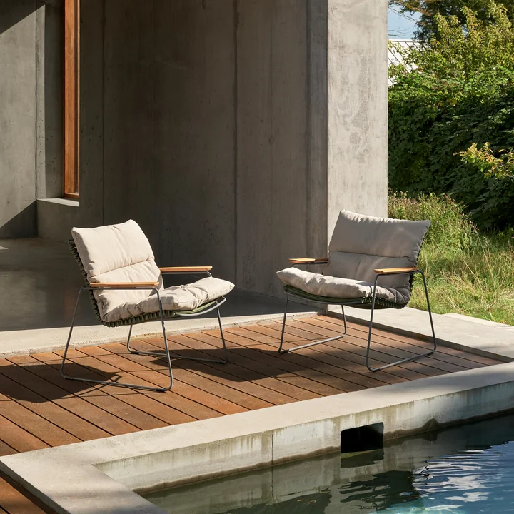 HOUE - CLICK Zitkussen voor Roomy Outdoor Lounge Chair, essenhout