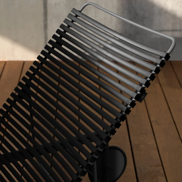 HOUE - CLICK Chaise Longue verstelbaar, zwart