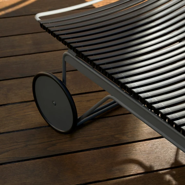 HOUE - CLICK Chaise Longue verstelbaar, zwart