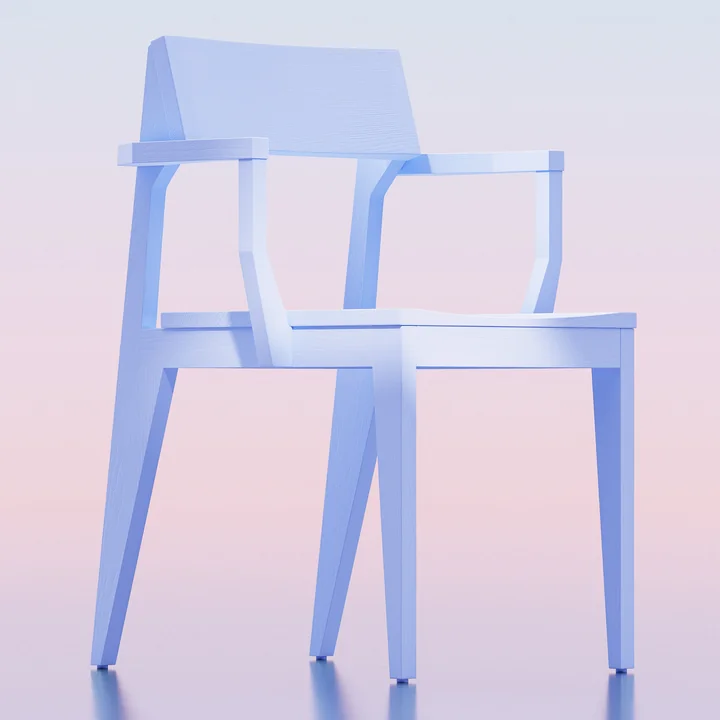 OUT Objekte unserer Tage - Schulz fauteuil, hemelsblauw