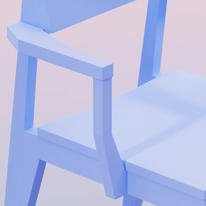 OUT Objekte unserer Tage - Schulz fauteuil, hemelsblauw