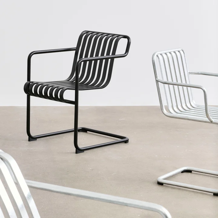 HAY - Palissade Cantilever Eetkamerstoel, antraciet