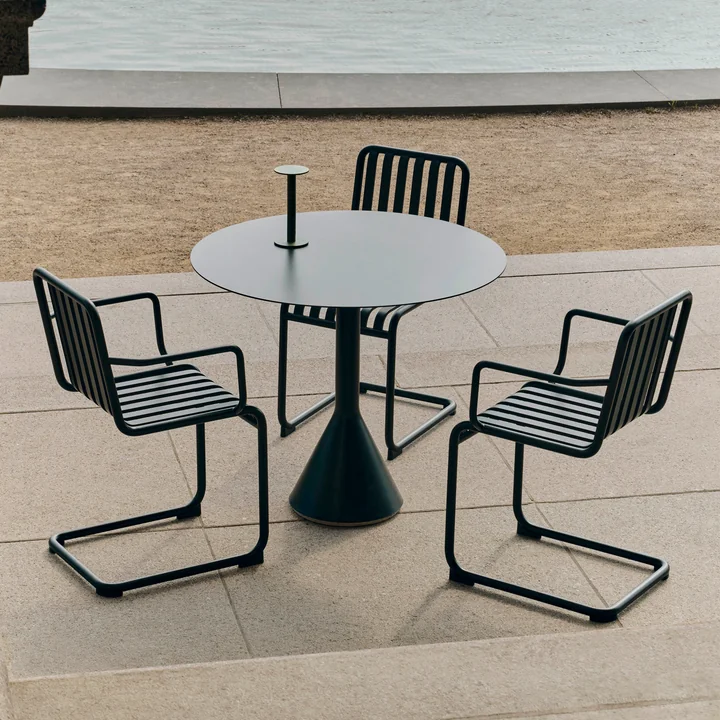 HAY - Palissade sledefauteuil, antraciet