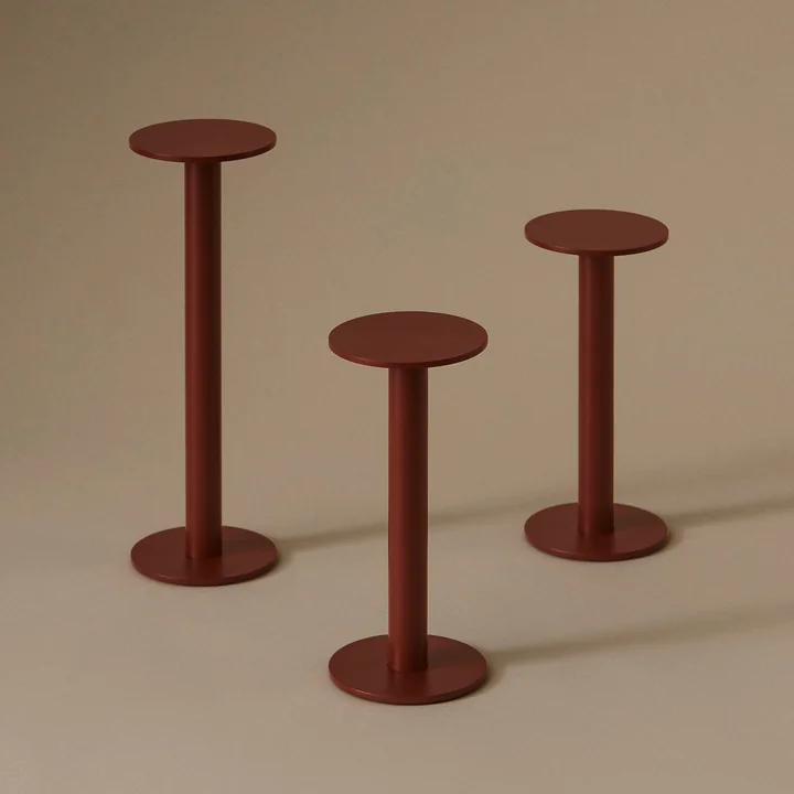 HAY - Host Draagbare LED tafellampen, ijzer rood