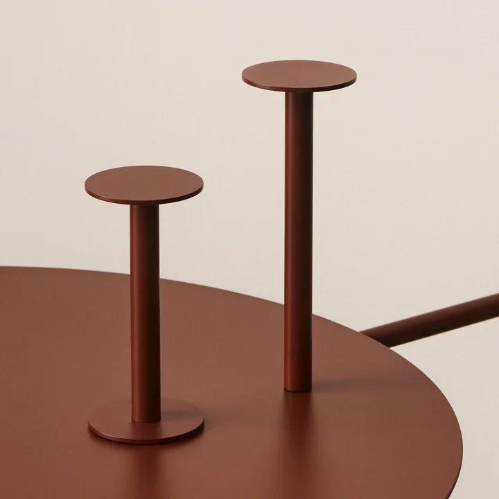 HAY - Host Draagbare LED tafellampen, ijzer rood