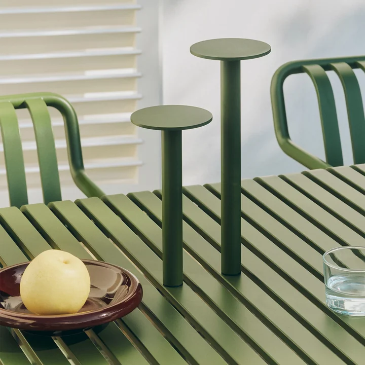 HAY - Host Draagbare LED tafellampen, olijf