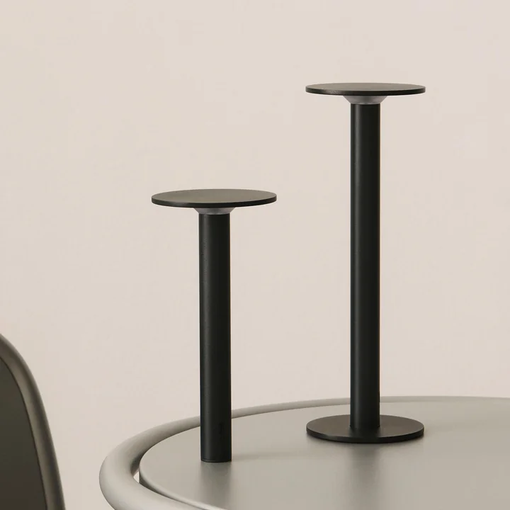 HAY - Host Draagbare LED tafellampen, antraciet