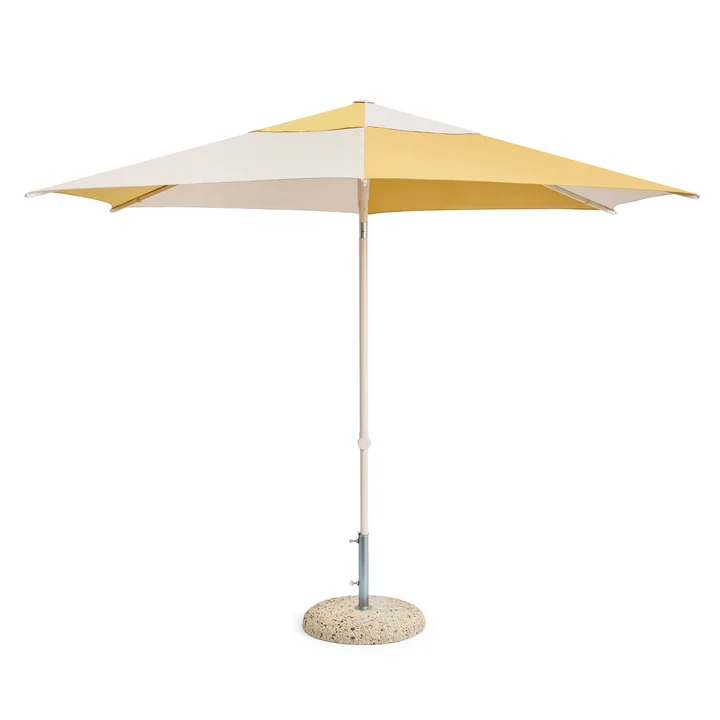HAY - Terrazza Parasol, zeshoekig, Ø 300 cm, gebroken wit / oker