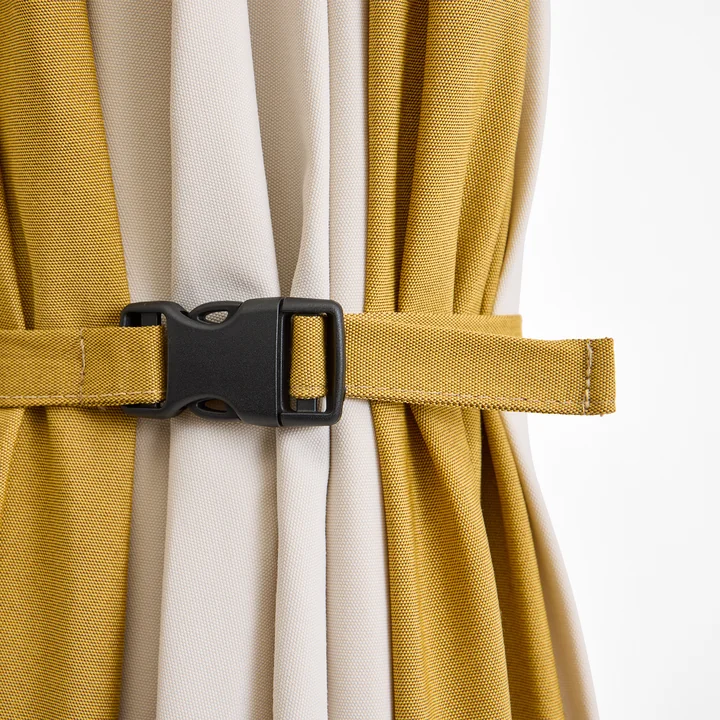 HAY - Terrazza Parasol, zeshoekig, Ø 300 cm, gebroken wit / oker