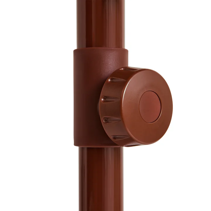 HAY - Terrazza Parasol, vierkant, 240 x 240 cm, gebroken wit / bordeauxrood