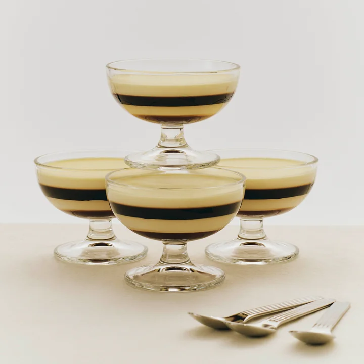 HAY - Glazen dessertschaal, helder