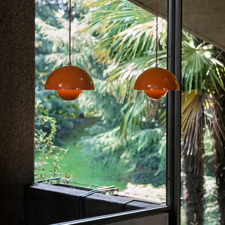& Tradition - FlowerPot Hanglamp VP1, vrolijk oranje