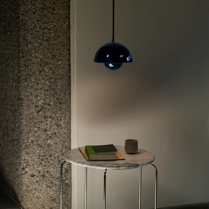 & Tradition - FlowerPot Hanglamp VP10, staalblauw