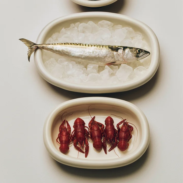 HAY - Barro Schaaltjes ovaal, S en L, gebroken wit