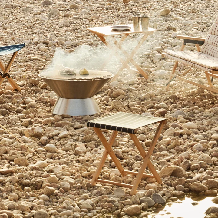 HAY - Outdoor Market Open haard en klapkruk