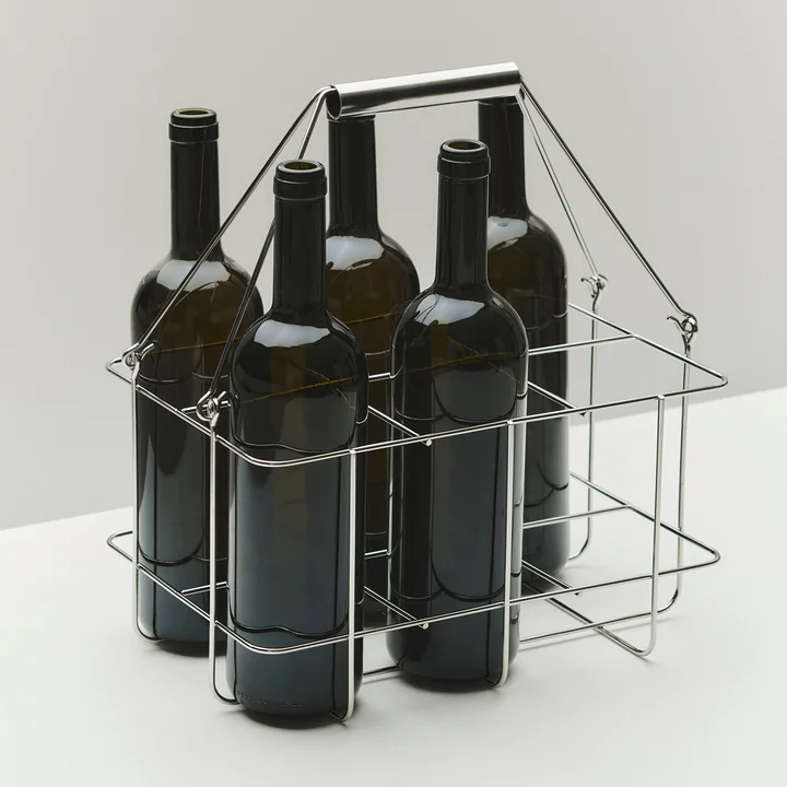 HAY - Outdoor Market Flessendrager M, roestvrij staal