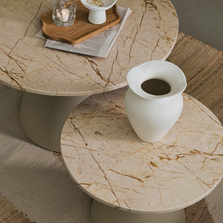 Broste Copenhagen - Miro Bijzettafel, beige