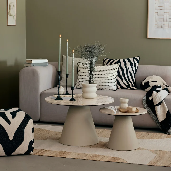 Broste Copenhagen - Miro Bijzettafel, beige