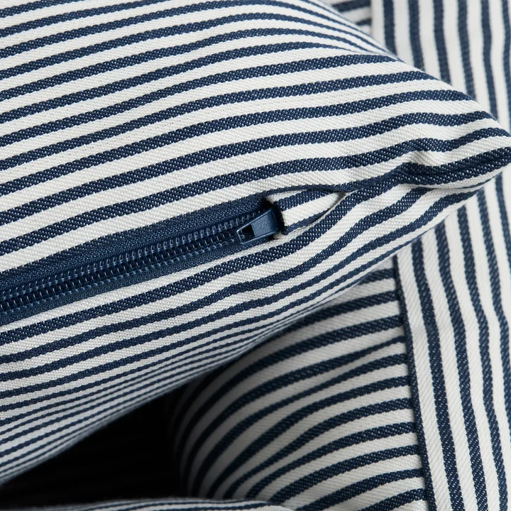 HAY - Hondenbed, Zip, L, blauw/wit gestreept