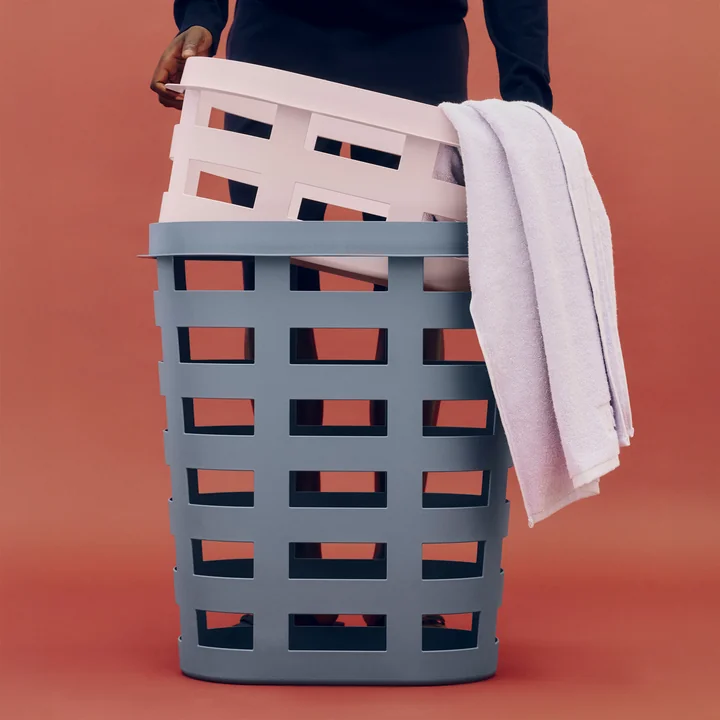 HAY - Mandje, roze, S en blauw, L