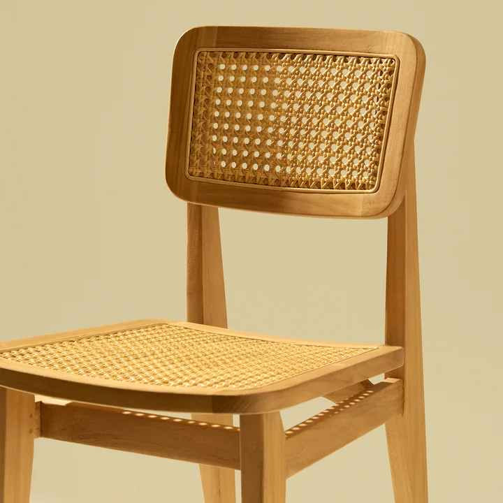 Gubi - C-Chair Outdoor Stoel, Teak / Frans Riet